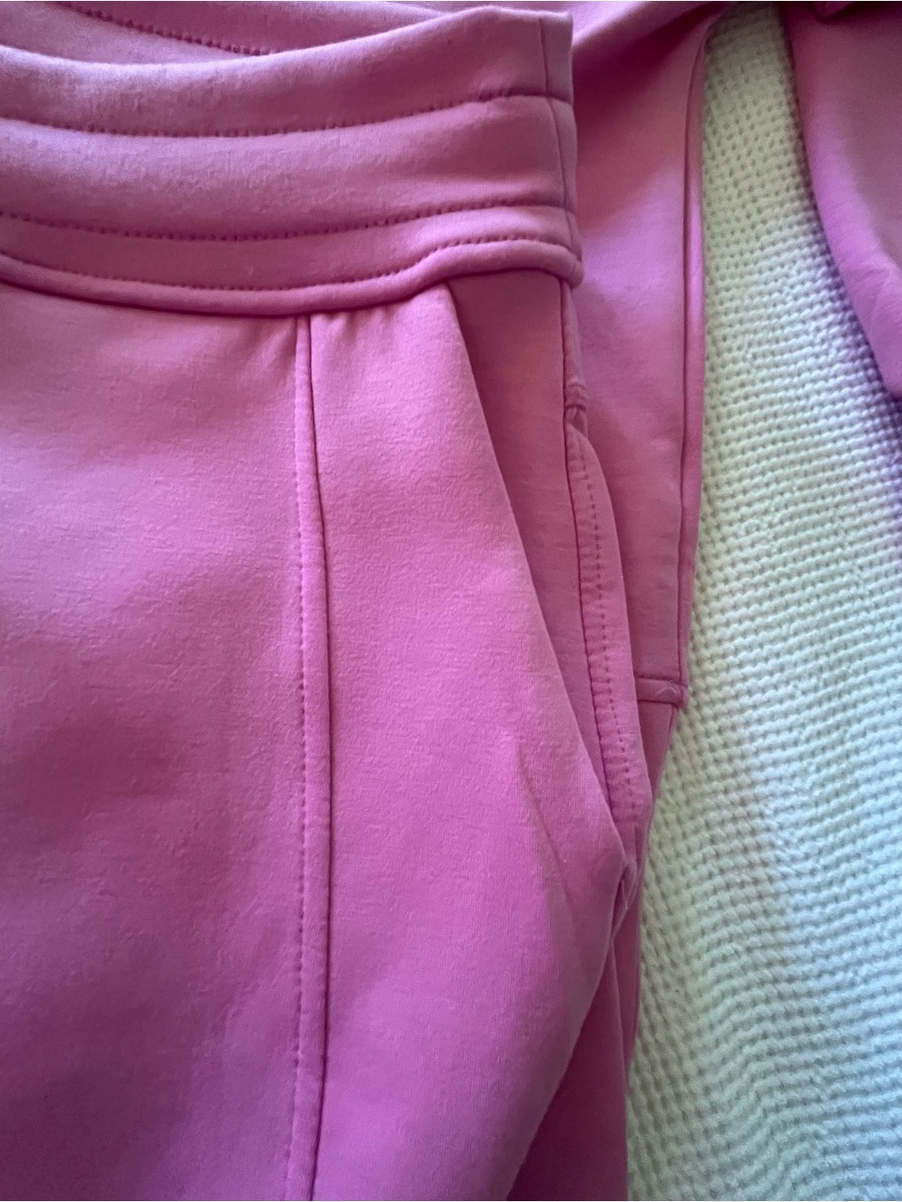 Women’s ZENANA sweatsuit set bubblegum pink - Picture 4 of 8